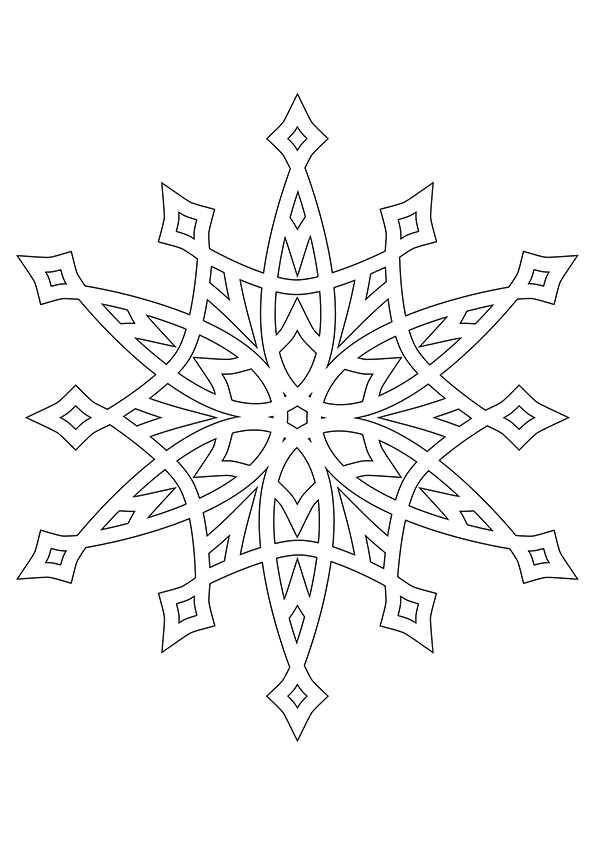 Plansa de colorat cu Iarna 204 118